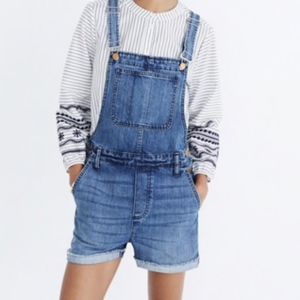 NWT Adirondack Short Overalls in Dawkins Wash Sz S